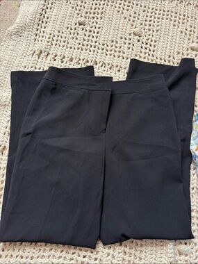 Black Women's Wide Leg Dress Pants
